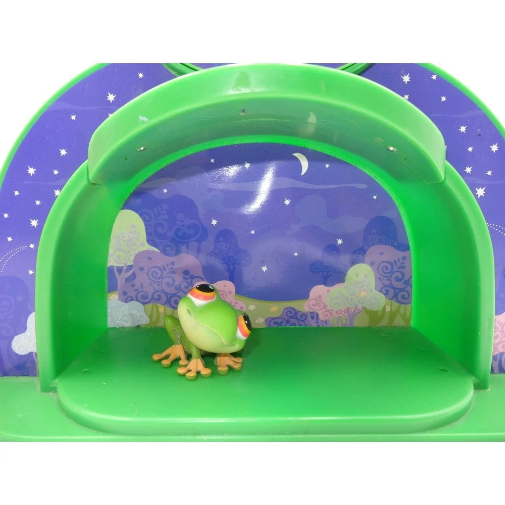 LPS Littlest Pet Shop Light Up Dome Cozy Campfire Stage Platform Works Talent S